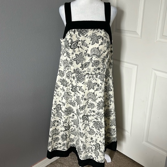 R & K smocking at the back zippered back midi dress size 18W - Picture 1 of 3